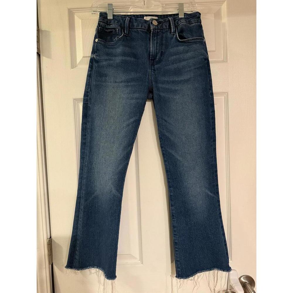 FRAME Le Crop Mini Boot Denim Jeans Size 26